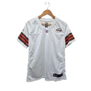NWOT Nike NFL Cleveland Browns‎ 1946 Jersey Football White Brown Orange Mens